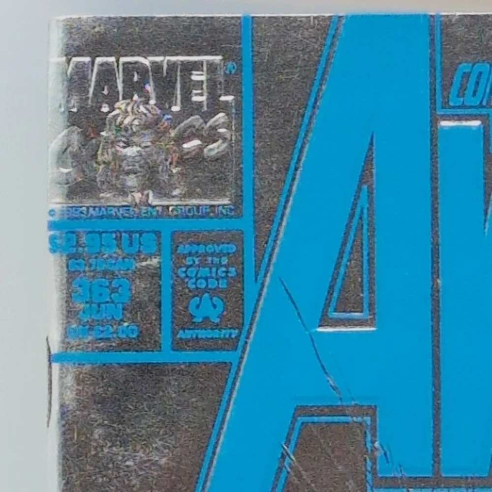 Marvel Avengers #363 1993 Comic Book with Silver and Blue Cover